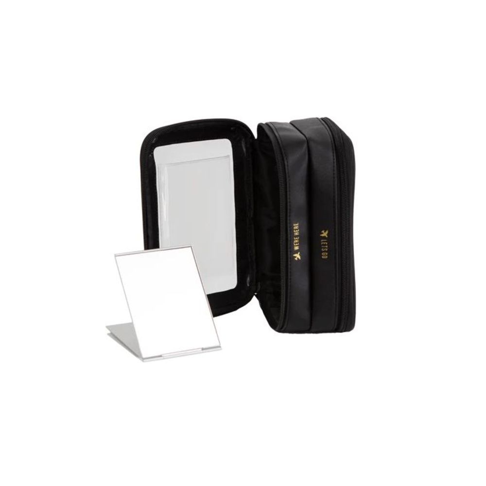 NWT Beis On the Go Essential Cosmetic Case in Black - Picture 7 of 7